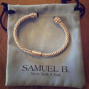 Samuel B. Twisted cable bracelet
